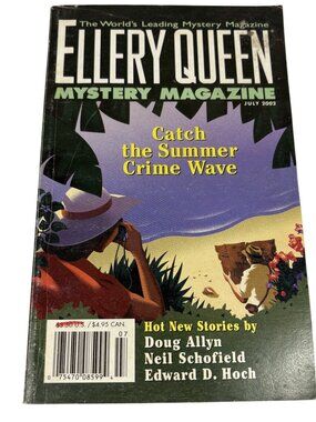 Ellery Queen Mystery Magazine July 2002 Catch The Summer Crime Wave Vintage Pape
